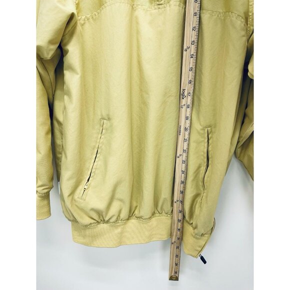 georgia tech Mens Jacket Yellow Pullover Sweathirt Russell Athletic Size Small - Picture 6 of 8